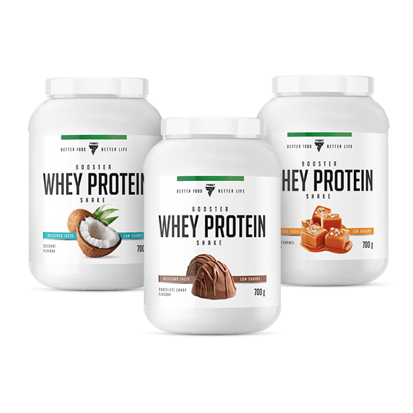 Zestaw BOOSTER WHEY PROTEIN x 3 Zestaw BOOSTER WHEY PROTEIN x 3