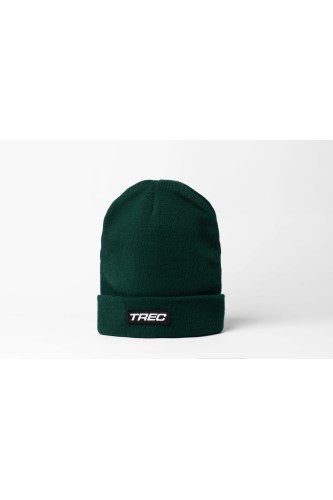 Czapka zimowa w kolorze butelkowej zieleni TREC BOTTLE GREEN unisex
