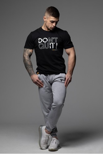 Czarny T-shirt męski DO IT