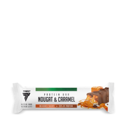 Baton proteinowy nugatowo-karmelowy z mlecznej czekolady PROTEIN BAR NOUGAT & CARAMEL