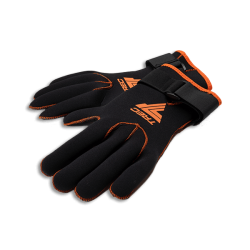 Neoprenowe rękawice do morsowania czarno-pomarańczowe COLD WATER THERMO GLOVES