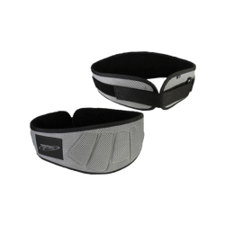 Pas kulturystyczny szary FABRIC WIDE SILVER