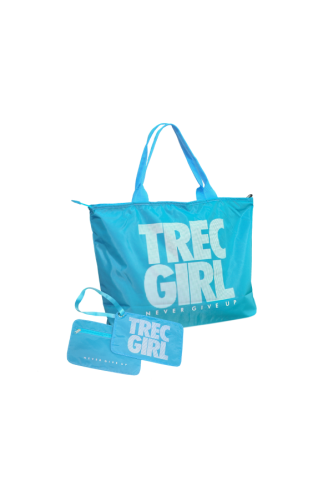 Neonowa błękitna torba sportowa TREC GIRL