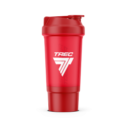 Czerwony shaker 0,5 L RED STRONGER TOGETHER