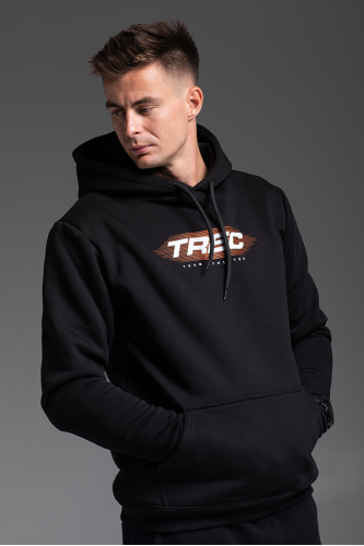 Czarna bluza męska z kapturem ENDURANCE HOODIE 120 TTA BLACK