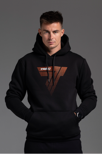 Czarna bluza męska z kapturem ENDURANCE HOODIE 121 T BLACK