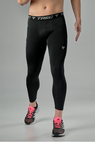 Czarno-szare legginsy męskie PRO SERIES LEGGINGS 124 BLACK-GRAPHITE