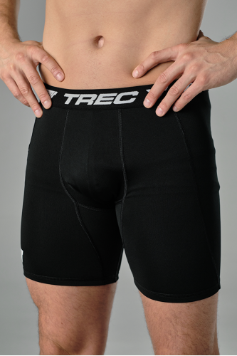 Czarno-białe krótkie spodenki męskie PRO SERIES SHORT LEGGINGS 123 BLACK-WHITE