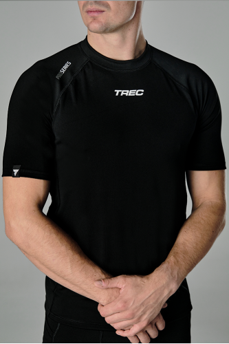 Czarna koszulka męska PRO SERIES RASHGUARD 123 BLACK