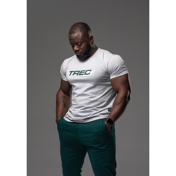 Szary T-shirt męski TW BASIC TSHIRT 145 TREC GREY Szary T-shirt męski TW BASIC TSHIRT 145 TREC GREY
