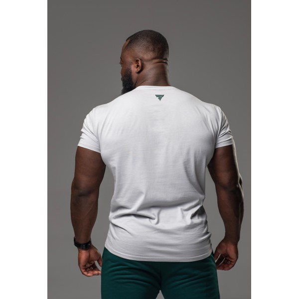 Szary T-shirt męski TW BASIC TSHIRT 145 TREC GREY Szary T-shirt męski TW BASIC TSHIRT 145 TREC GREY
