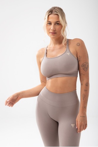 Szary stanik sportowy TRECGIRL SPORT BRA 160 GREY