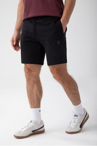 Czarne krótkie spodenki męskie TW BASIC SHORT PANTS 182 M BLACK