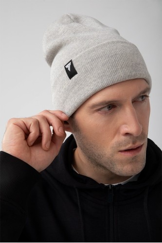 Szara czapka zimowa TW WINTER CAP 132 T WOOL GREY