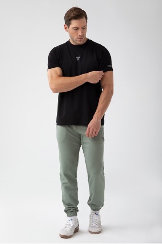 Czarny T-shirt męski TW BASIC TSHIRT 181 M BLACK