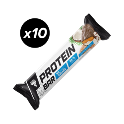 Zestaw 10 batonów białkowych kokosowo-karmelowych PROTEIN BAR COCONUT & CARAMEL