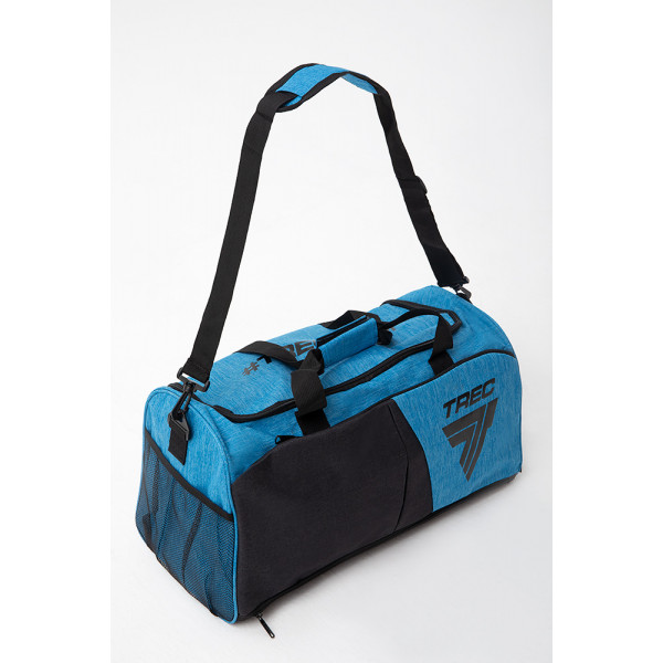 Czarno-niebieska torba sportowa TREC GYM MEDIUM BAG 014 BLACK & BLUE Czarno-niebieska torba sportowa TREC GYM MEDIUM BAG 014 BLACK & BLUE