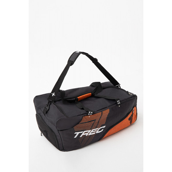 Czarno-pomarańczowa torba sportowa TREC GYM & TRAVEL BIG BAG 011 BLACK & ORANGE Czarno-pomarańczowa torba sportowa TREC GYM & TRAVEL BIG BAG 011 BLACK & ORANGE