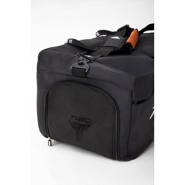 Czarno-pomarańczowa torba sportowa TREC GYM & TRAVEL BIG BAG 011 BLACK & ORANGE Czarno-pomarańczowa torba sportowa TREC GYM & TRAVEL BIG BAG 011 BLACK & ORANGE