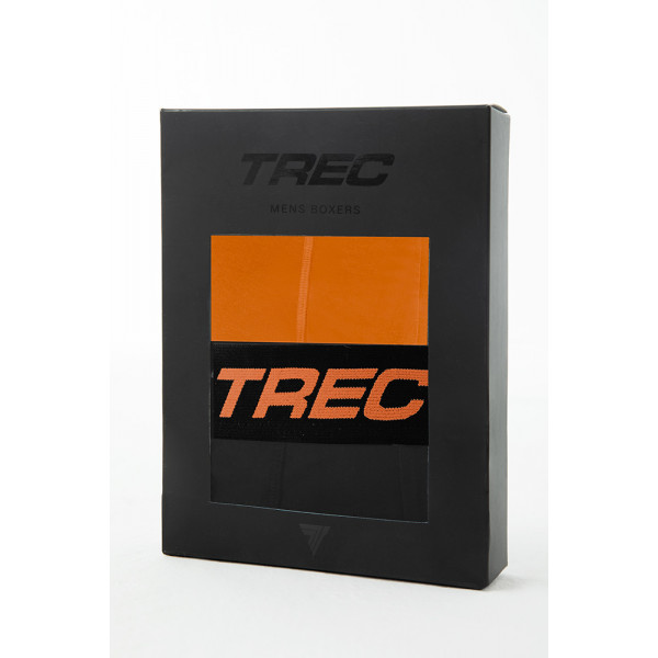 2PAK bokserek męskich czarno-pomarańczowe TREC WEAR 190