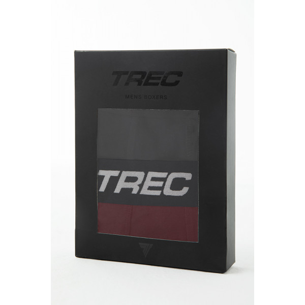 2PAK bokserek męskich szaro-burgundowe TREC WEAR 190