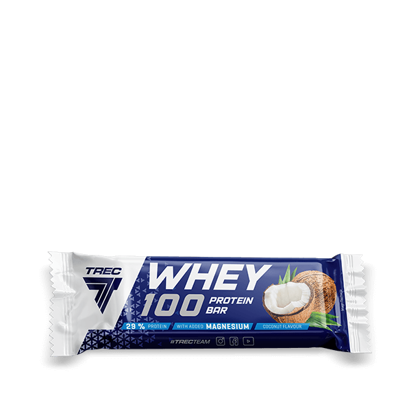 Baton proteinowy WHEY 100 PROTEIN BAR COCONUT FLAVOUR Baton proteinowy WHEY 100 PROTEIN BAR COCONUT FLAVOUR