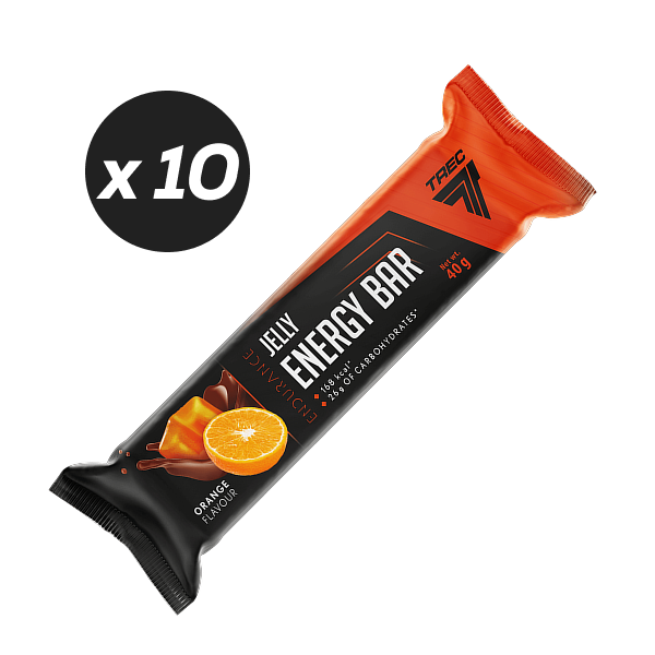 Zestaw 10 batonów energetycznych z galaretką - JELLY ENERGY BAR