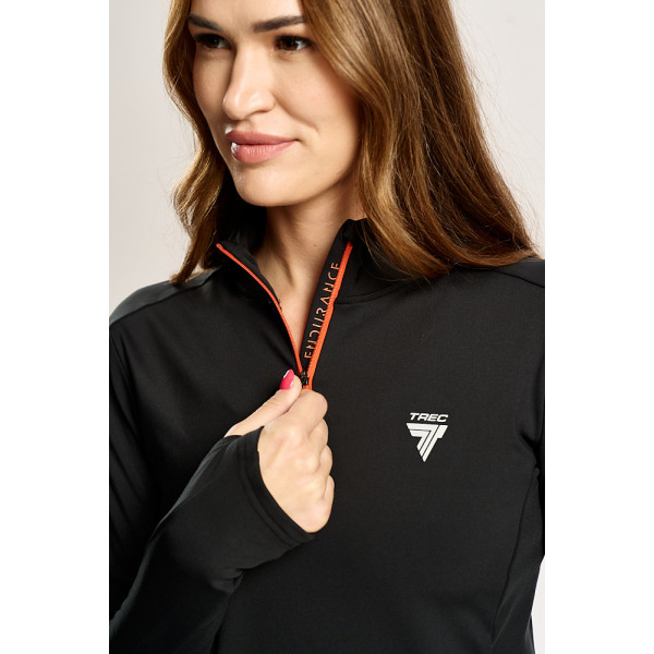 Czarna bluza damska outdoor TW ENDURANCE SWEATSHIRT 171 W TREC BLACK Czarna bluza damska outdoor TW ENDURANCE SWEATSHIRT 171 W TREC BLACK