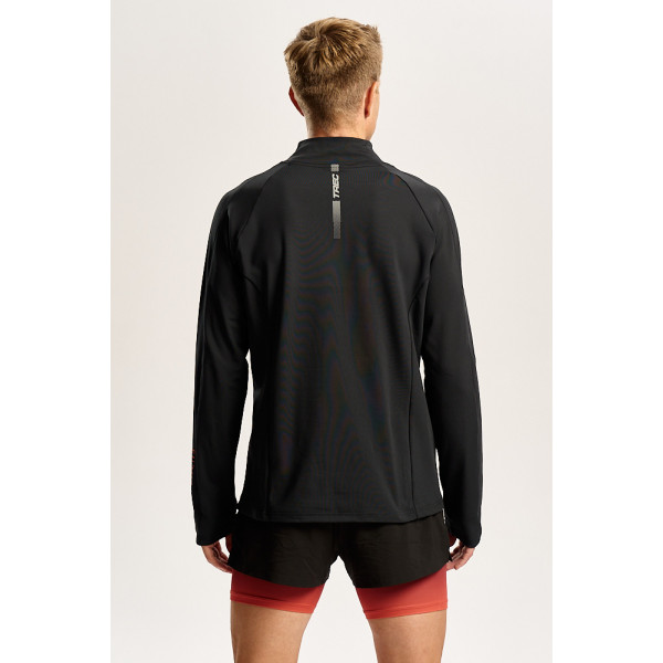 Czarna bluza męska outdoor TW ENDURANCE SWEATSHIRT 170 M TREC BLACK Czarna bluza męska outdoor TW ENDURANCE SWEATSHIRT 170 M TREC BLACK