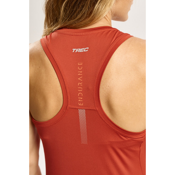 Pomarańczowy damski top biegowy TW ENDURANCE SINGLET TOP 171 W TREC ORANGE Pomarańczowy damski top biegowy TW ENDURANCE SINGLET TOP 171 W TREC ORANGE