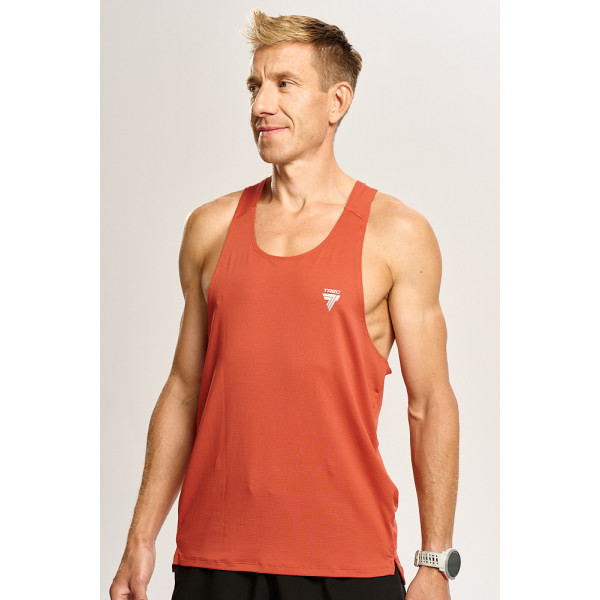 Pomarańczowy męski top biegowy TW ENDURANCE SINGLET TOP 170 M TREC ORANGE Pomarańczowy męski top biegowy TW ENDURANCE SINGLET TOP 170 M TREC ORANGE