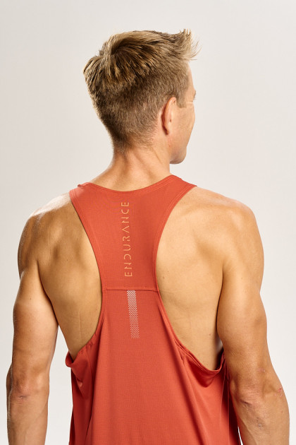 Pomarańczowy męski top biegowy TW ENDURANCE SINGLET TOP 170 M TREC ORANGE Pomarańczowy męski top biegowy TW ENDURANCE SINGLET TOP 170 M TREC ORANGE