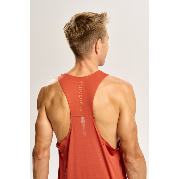 Pomarańczowy męski top biegowy TW ENDURANCE SINGLET TOP 170 M TREC ORANGE Pomarańczowy męski top biegowy TW ENDURANCE SINGLET TOP 170 M TREC ORANGE