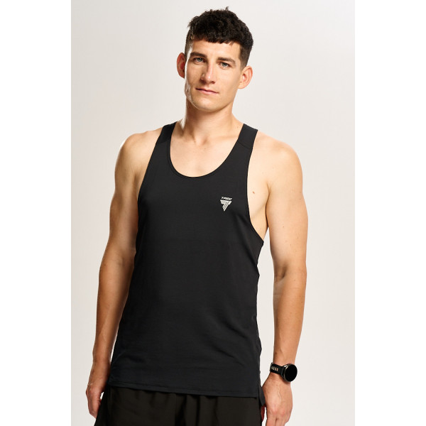 Czarny męski top biegowy TW ENDURANCE SINGLET TOP 170 M TREC BLACK Czarny męski top biegowy TW ENDURANCE SINGLET TOP 170 M TREC BLACK