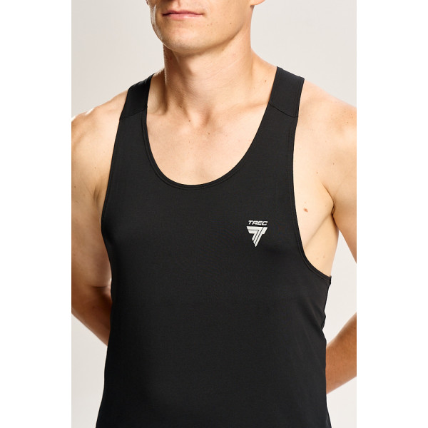Czarny męski top biegowy TW ENDURANCE SINGLET TOP 170 M TREC BLACK Czarny męski top biegowy TW ENDURANCE SINGLET TOP 170 M TREC BLACK