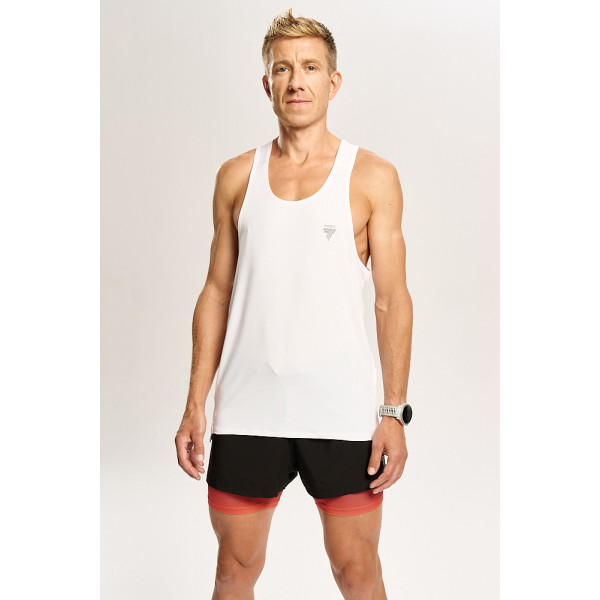 Męskie spodenki z wbudowanymi legginsami TW ENDURANCE SHORTS 170 TREC BLACK-RED