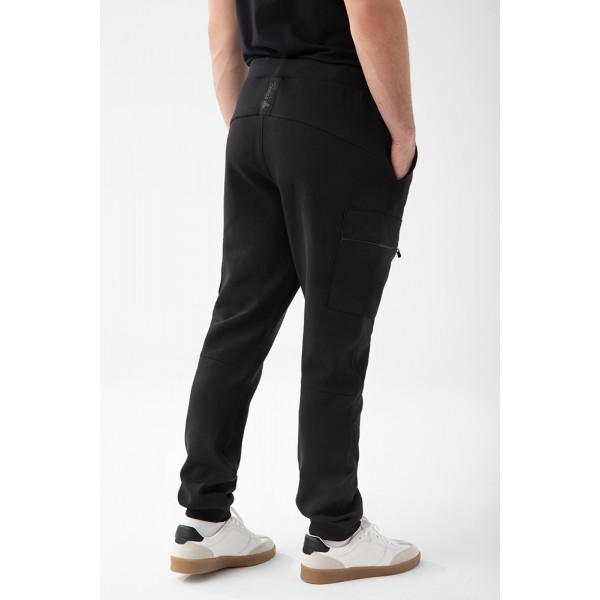 Czarne spodnie dresowe męskie TW BASIC PANTS 191 M BLACK
