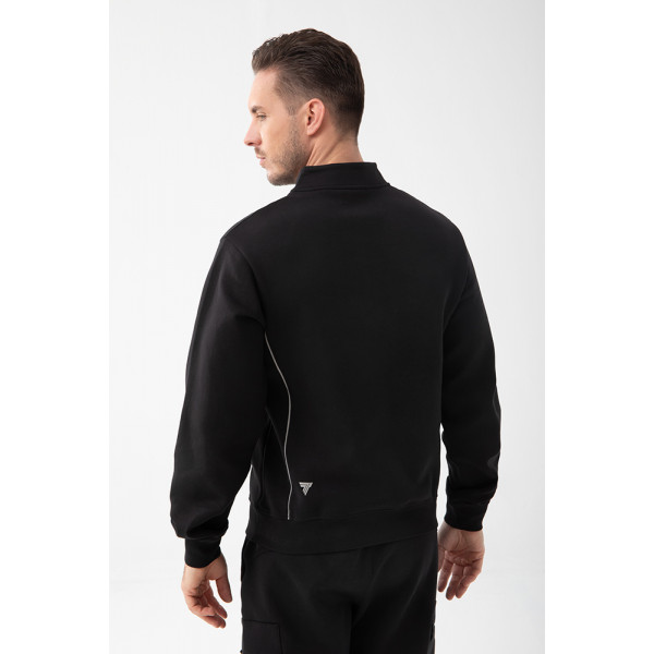 Czarna bluza crownneck TW BASIC SWEATSHIRT 191 M BLACK