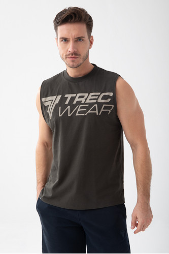 Czarny tank top męski TW BASIC TANK TOP 191 M BLACK