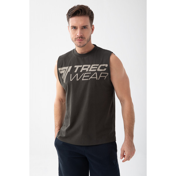 Czarny tank top męski TW BASIC TANK TOP 191 M BLACK