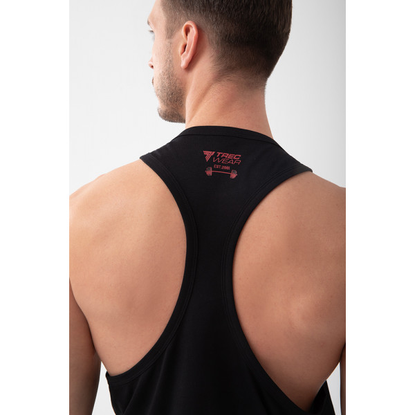 Czarny tank top męski TW BASIC TANK TOP 193 M BLACK