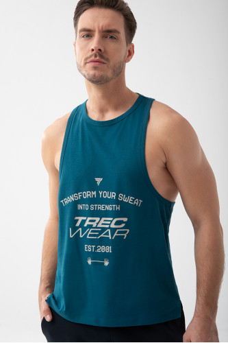 Niebieski tank top męski TW BASIC TANK TOP 194 M BLUE