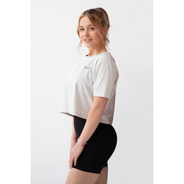 Szary T-shirt damski TW BASIC TRECGIRL T-SHIRT 198 GREY