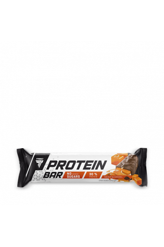 Baton proteinowy nugatowo-karmelowy z mlecznej czekolady PROTEIN BAR NOUGAT & CARAMEL