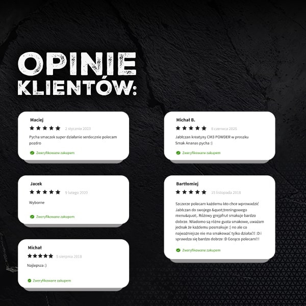 Jabłczan kreatyny CM3 POWDER w proszku