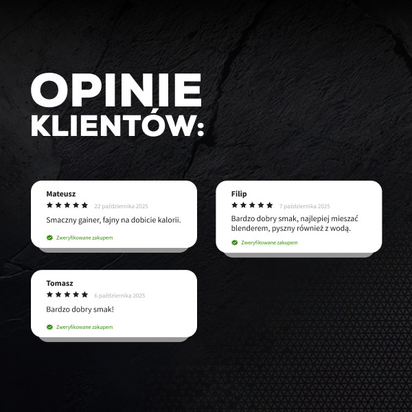 Gainer MASS XXL w proszku