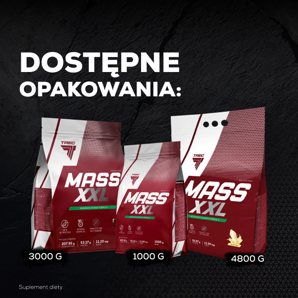 Gainer MASS XXL w proszku