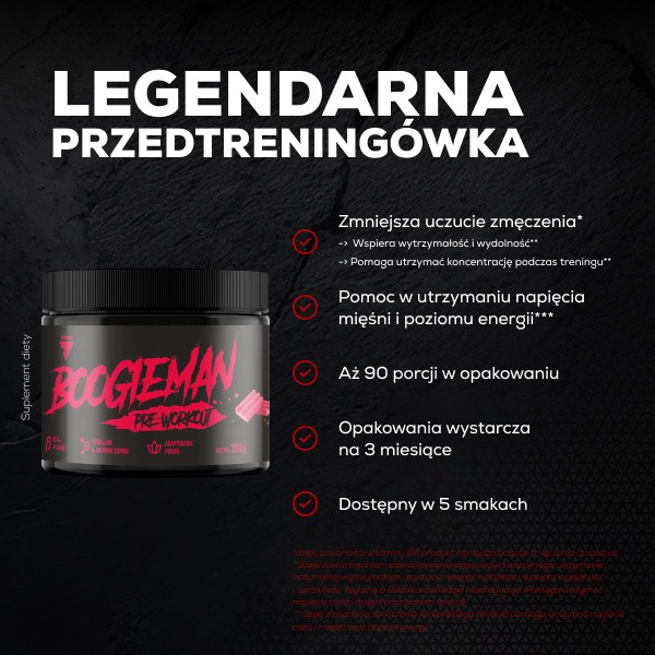 Przedtreningówka BOOGIEMAN w proszku