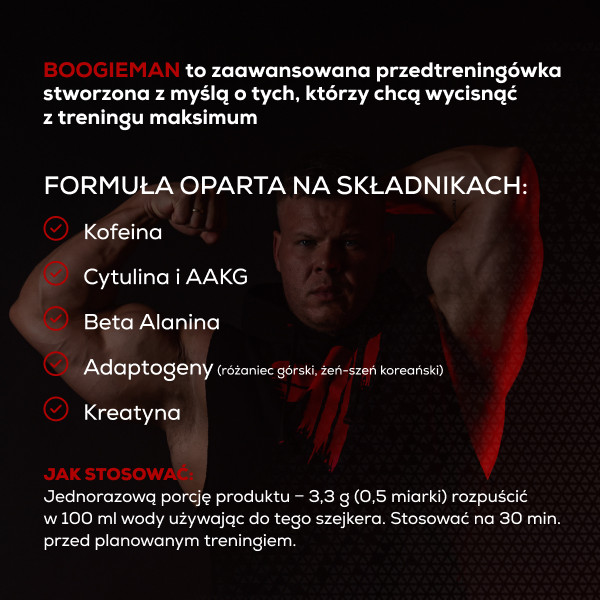 Przedtreningówka BOOGIEMAN w proszku