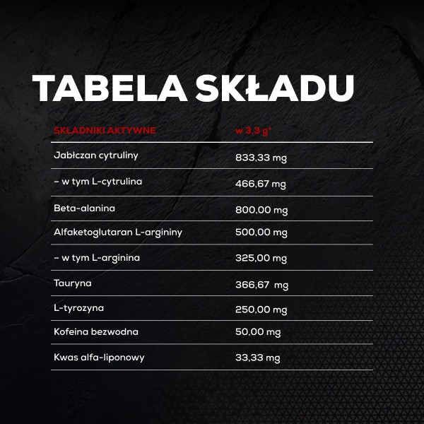 Przedtreningówka BOOGIEMAN w proszku